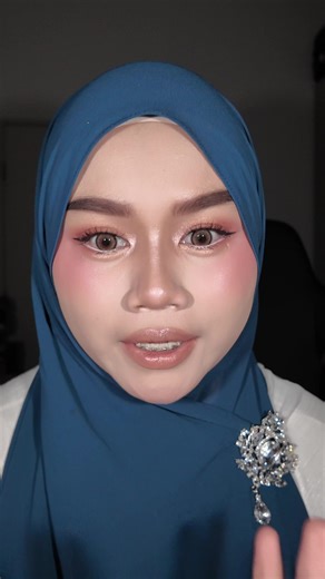 MAKEUP terpaling hot TEMA TEAL BLUE #tealblue #raya2026 | teal blue