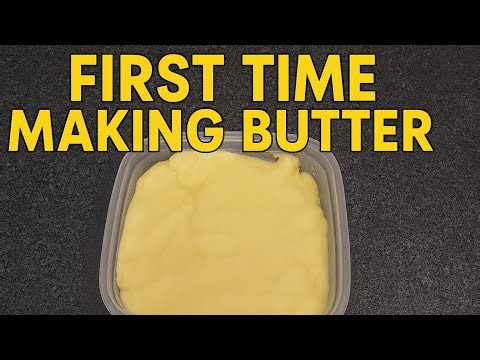 First Time Making Butter at Home (Struggles & Success!)