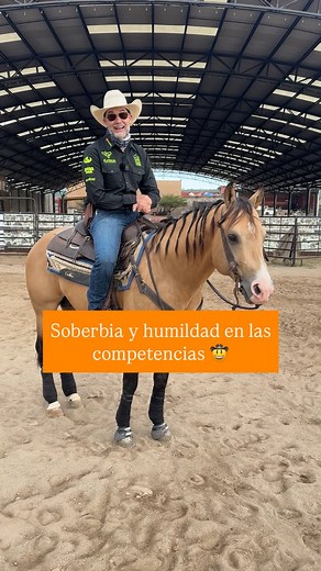 Soberbia y humildad en las competencias 🤠 #caballos #horses #reining | Mariano Pedrero