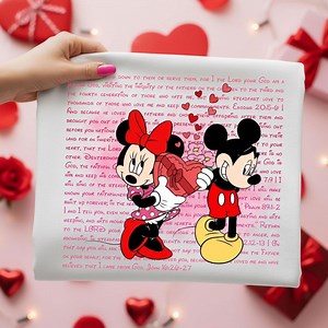 Mouse Valentine PNG, Cartoon Character Love Heart PNG, Couple Valentine Sublimation Design (digital Download) - Etsy