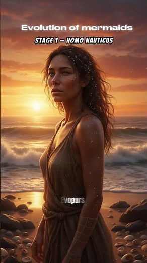 evolution of mermaids (if they were real) #evolution #mermaids #shorts #mermaidevolution