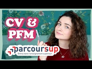 CV & PFM - PARCOURSUP 2021 ⚡️