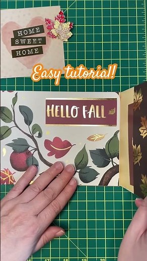 Easy To Make Flip Book - Autumn / Fall Theme #tutorial #diycrafts