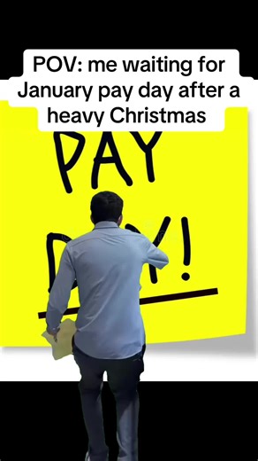 Waiting for January Payday After Christmas