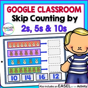 Skip Counting by 2, 5, 10: Math Counting Games for 1st & 2nd Grade Google Slides