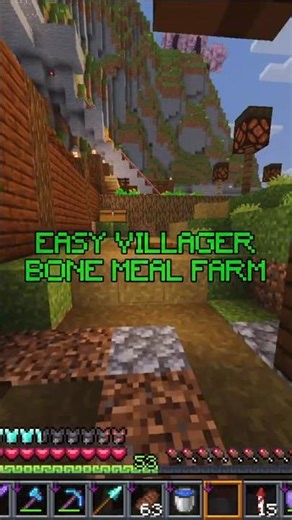 Easy Bone Meal Farm for Minecraft Java and Bedrock