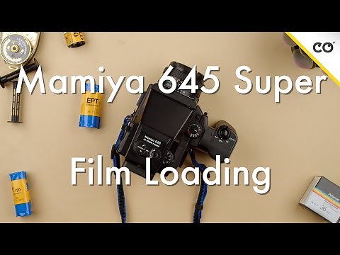 How to Load Film on a Mamiya 645 Super || Film Loading