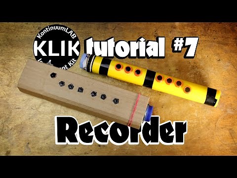 Making the KLIK Recorder, a simple DIY MIDI wind instrument - KLIK Tutorial #7