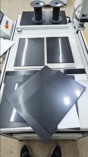 Full real‑shot production process of high‑grade glossy carbon fiber sheets!