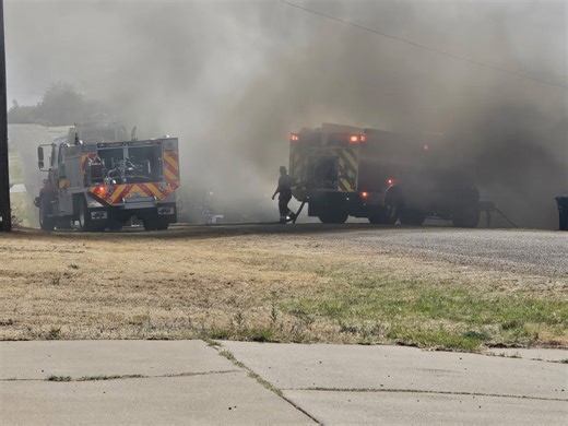 Crews working structure fire north of Amarillo Thursday