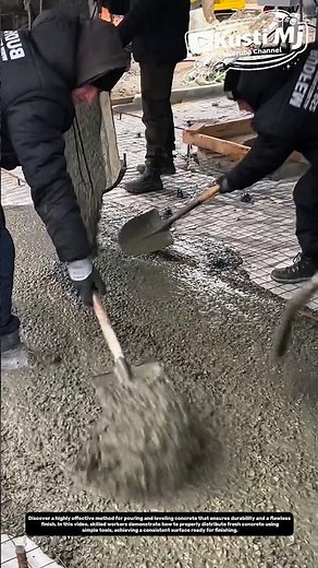 Perfect Concrete Pouring Technique – Smooth, Strong & Efficient Construction Process!