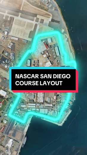 NASCAR San Diego Course Layout for 2026 Season