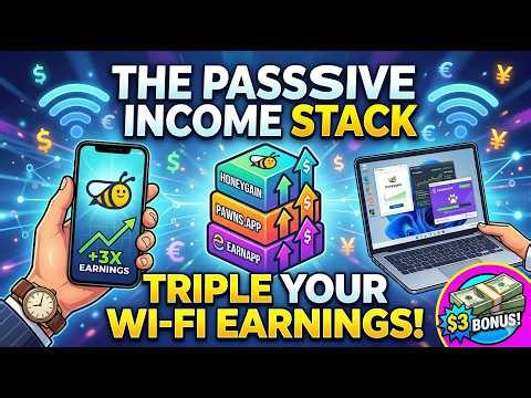 The 2026 Passive Income STACK (Triple Your Wi-Fi Earnings!) 💸
