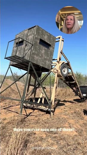 Elevated Blind You Can Actually Move #hunting #deerhunting #tactics