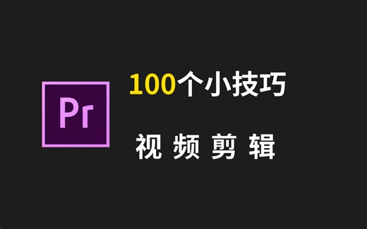 pr教程 剪辑师相见恨晚的100个pr小技巧，总有你用的到的！