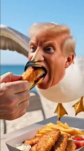 Putin feeds the local Segulls #trump #funny