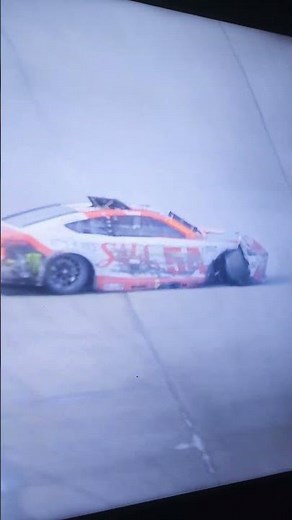 NASCAR CUP SERIES RACE AT TALLADEGA SUPER SPEEDWAY FOR JACK LINK'S 500 TY GIBBS CRASH AT TALLADEGA