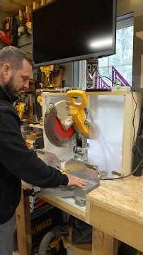 Dust Collection System on a Miter Saw