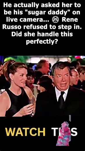 He actually asked her to be his sugar daddy on live camera 😳 Rene Russo refused to step in Did
