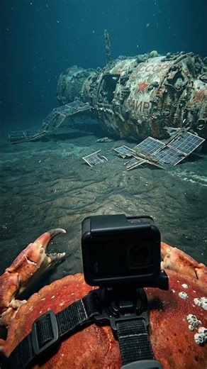 I Put a GoPro on a Crab… and It Found a Lost Space Station 🦀🛰️