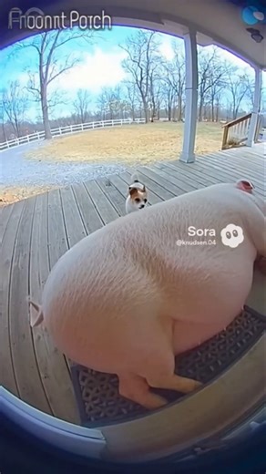 ​Dog FAINTS After Sniffing Pig’s Fart! 🤢💨💀 #Shorts