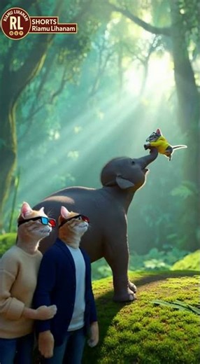 Cinema Screen Ne Cat Family Ko REAL Jungle Mein Pohncha Diya! ✨