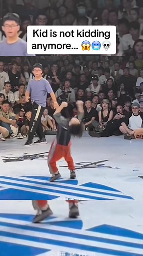 Young B-Boy Breaks Out Impressive Moves in Dance Battle