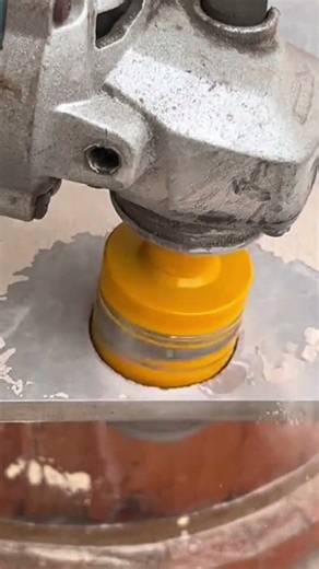 A helpful tool for drilling holes in tiles