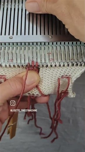 Des bubbles.. #knittingmachine #machineàtricoter #bubble