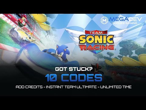 TEAM SONIC RACING Cheats: Add Credits, Instant Team Ultimate, ... | Trainer by MegaDev