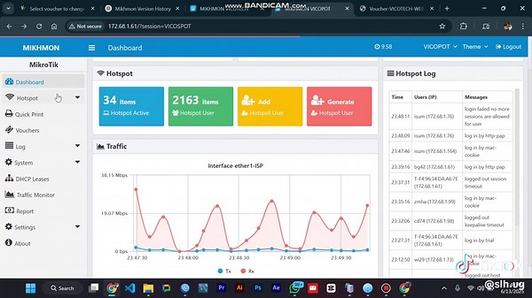 Generating Vouchers with Mikhmon Billing System