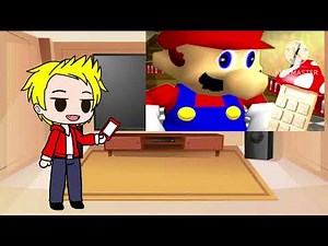 Me and my OCs react to SMG4 nintendo memes (gacha club)