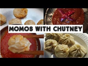 Tibetan style vegetable momo and spicy momo chutney recipe||redchilli chutney||momo