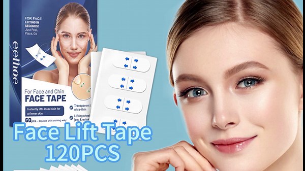 Face Lift Tape, 120PCS Face Tape Lifting Invisible, Neck Face Facial Lifting Tape Instant, Lift Face Lifter Secret Make Up Stickers Patch for Double Chin Wrinkles Lifting Saggy Skin Jowls