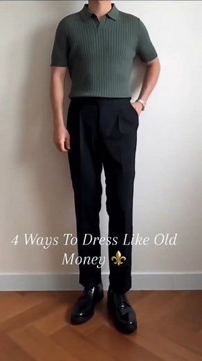 2.4K views · 41 reactions | 4 ways to Dress Like Old Money style ⚜️⚜️⚜️ Men Fashion edition . . . . . #MensFashion #Fashion #Style #OOTD #Menswear #Fashionista #MensStyle #FashionInspo #MensClothing #FashionLover #StyleInspo #Fashionista #MensGrooming #FashionForward #FashionBlog #FashionPhotography #Trendy #MensAccessories #StreetStyle #FashionWeek #FashionIcon #MensFashionBlog #StyleBlog #Fashionable #MensFashionTips | Men fashion & style | Facebook
