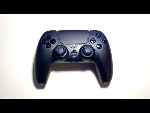 Midnight Black PS5 Dualsense Controller UNBOXING and REVIEW!!