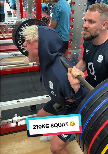 Impressive 210KG Squat by Henry Pollock