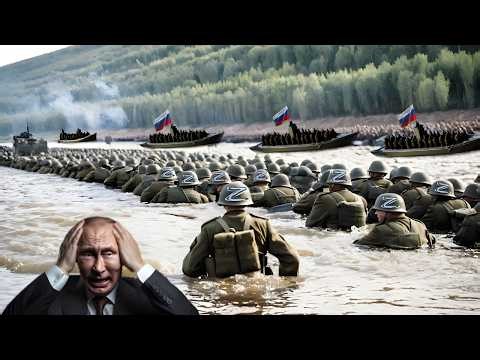 Today, April 6, 2026! 9,800 Russian troops crossed a river in Ukraine, which ended tragically.