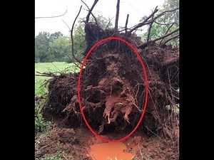 Removing fallen trees caused by storm damage - right way vs wrong way