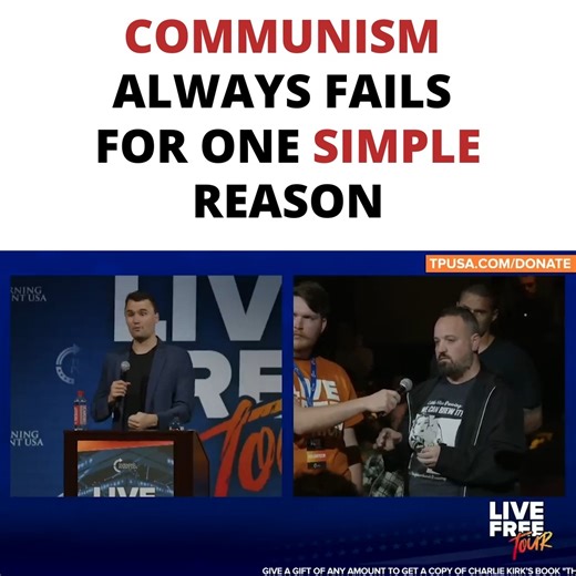 Communism ALWAYS FAILS For One Simple Reason Subscribe to The Charlie Kirk Show: http://apple.co/2VCxGsh Join Charlie Kirk Exclusive today: https://members.charliekirk.com | Charlie Kirk