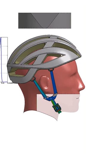 Hamza Ali on Instagram: "料 LS-DYNA simulation of multiple consecutive impacts on a bicycle helmet to minimize the risk of injury. LS-DYNA is widely used to analyze the response of materials over a short period of time. You can download the CAD model from my GrabCAD profile using the link provided in my Instagram bio to run simulations under different boundary conditions. #design #engineering #fea #structuralengineering #bycycle #helmet #simulation #mechanicalengineering #simulation"