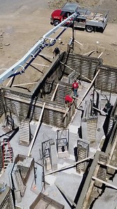 Pouring basement walls on this #newbuild 10’ basement walls on this beautiful 8000 square foot home. This home will be amazing! Stay tuned for more details as we move along! #construction #concrete #build #pumpingconcrete | Lange Custom Builders, Inc