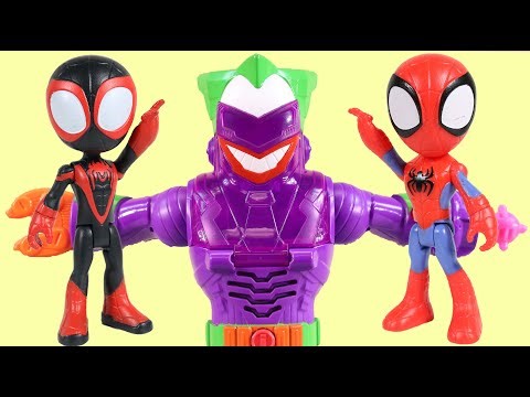 Superhero Adventures! Batman And Hulk Favorite Robot Toys With Bluey Picnic - Spidey And Friends