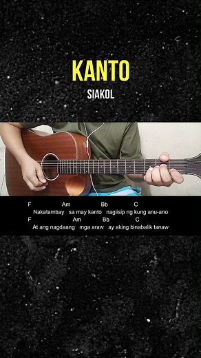 Kanto - Siakol | Guitar Tutorial | Guitar Chords #kanto #siakol #bossbiong | Boss Biong