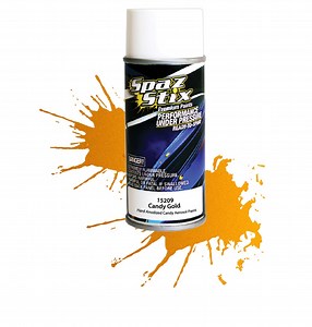 Spaz Stix - Candy Gold Aerosol Paint, 3.5oz Can
