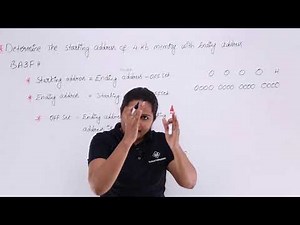 Determine The Starting Address Of A Memory When Ending Address Is Given