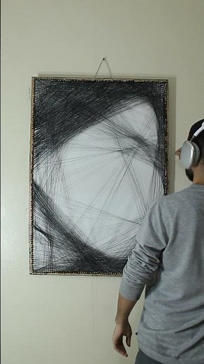 Creating a Stunning Portrait with String Art Techniques