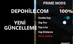 Free Fire 1.103.1 Prime Mod Menu ESP, Aim Hilesi Apk 2024
