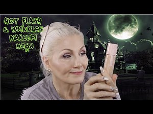 HOT FLASH & Wrinkles Makeup! #268 e l f Halo Glow Liquid Filter bentlyk