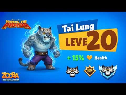 Level 20 TAI LUNG Is Perfect Villian 🐆 | Zooba x Kung Fu Panda